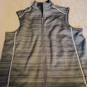 NWT - HOLLOWAY GREY VEST - SIZE LARGE - FULL ZIP
